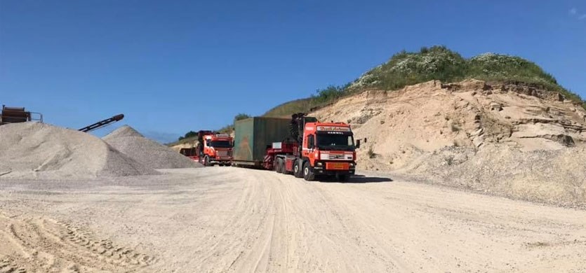 Levering af sand og grus i Silkeborg